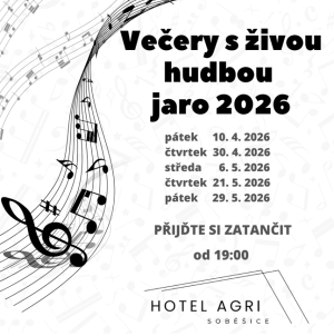 Hudební večera na hotelu Agri 1